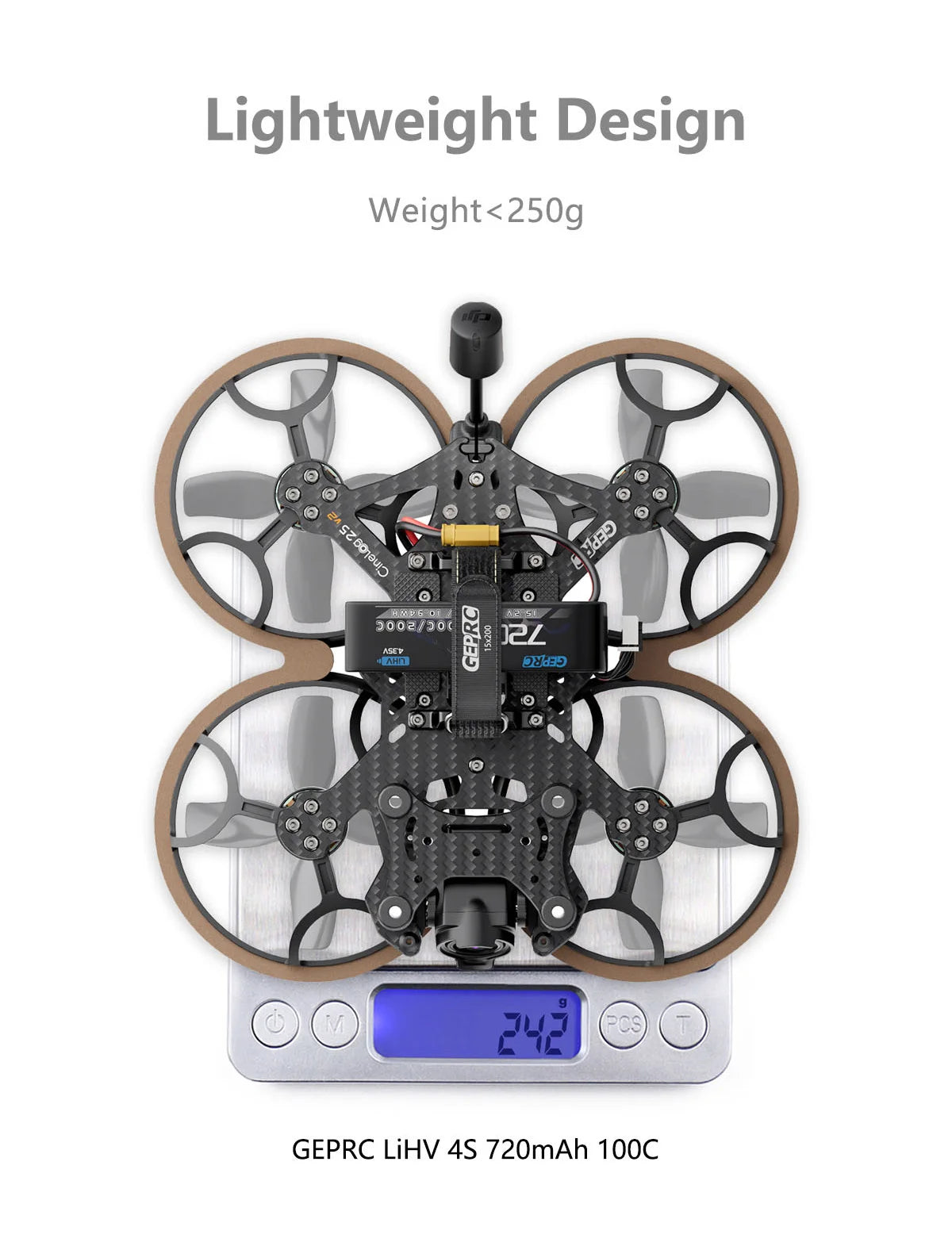 GEPRC Cinelog25 V2 HD O3 FPV, Lightweight Design Weight250g HMv6 0 43es4 soo