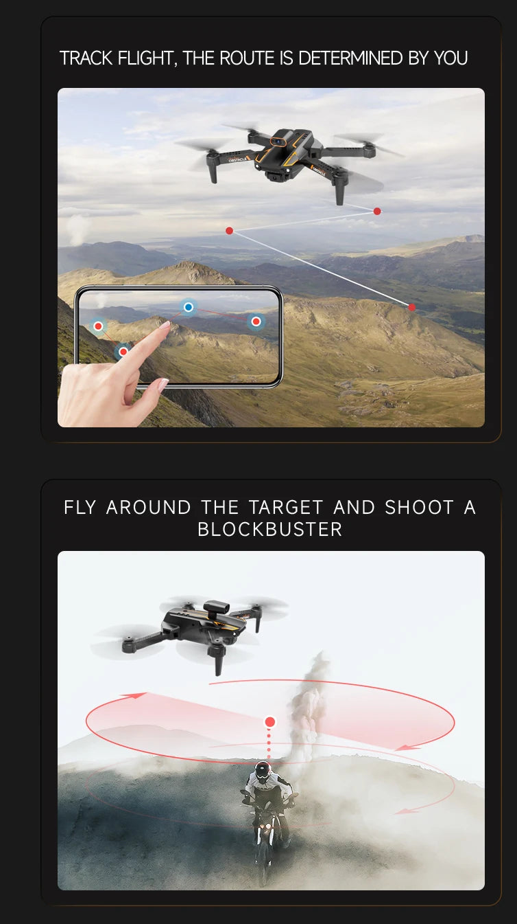 S91 Drone, 147 fly around the target and shoot a blockbuster