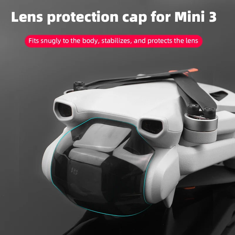 Lens Cap Cover for DJI Mini 3 Drone, Lens protection cap for Mini 3 Fits snugly to the body, stabilizes, and protect