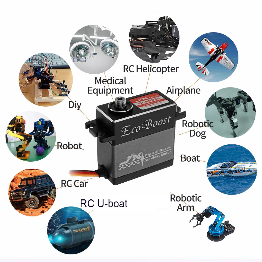 JX Servo, RC Helicopter Medical Equipment Airplane Diy Robotic Robot Boat RC Car