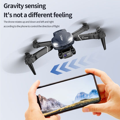 drones rotate up and down and left and right according to thephone . the drones