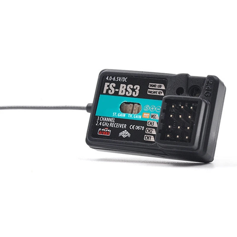 Flysky FS-BS3 3CH Receiver - For RC Controller FS GT2 GT2B GT3B GT3C T4B CT6B T6 RC Car Boat Spare Parts