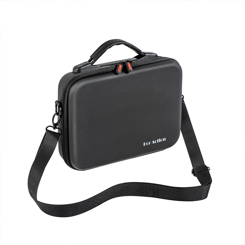STARTRC PU Storage Bag for DJI Action 5 Pro – Hard Carrying Case Travel Shoulder Bag for Osmo Action 5 Pro Accessories