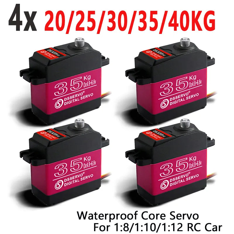 5x Servomoteurs MG90S Métal - Pour Robots, Drones Et Modèles RC - Compatible Arduino