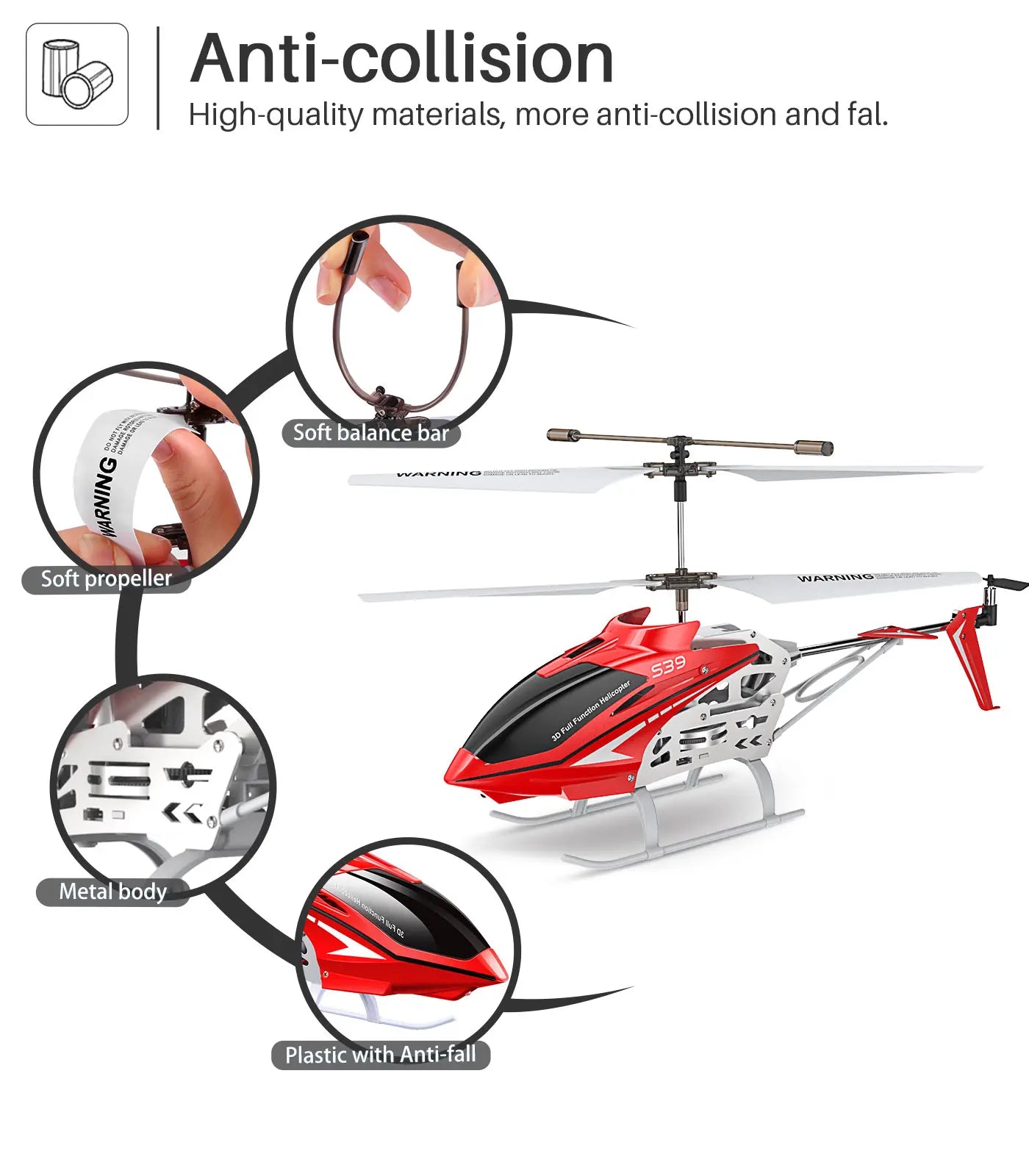 SYMA S39 RC Helicopter, Hellcopter Full Functlon E Raenit 539 ' Hellc