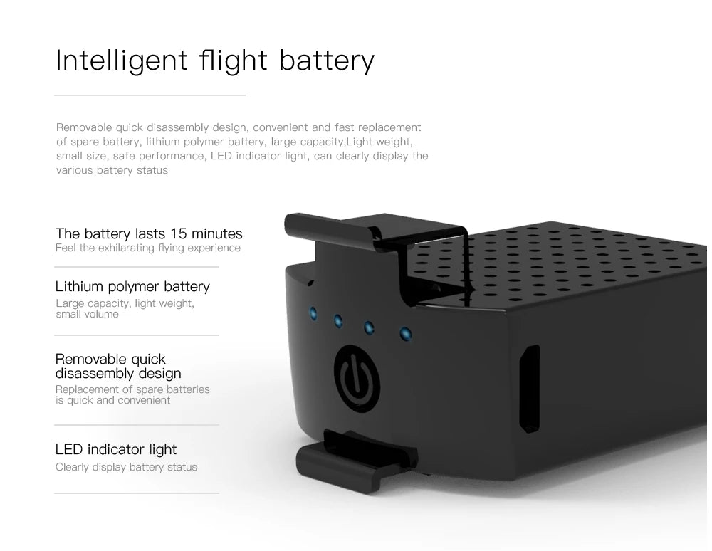 Eachine E120 RC Helicopter, battery lasts 15 minutes and can clearly display the various battery status . saf