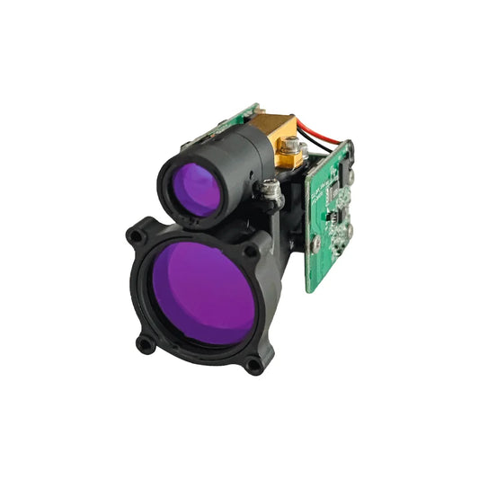 Lumispot ELRF-F21 6km LRF Module, 1535 nm TOF Laser Rangefinder, +/-1 m Accuracy, RS422/TTL, 5-28 V DC