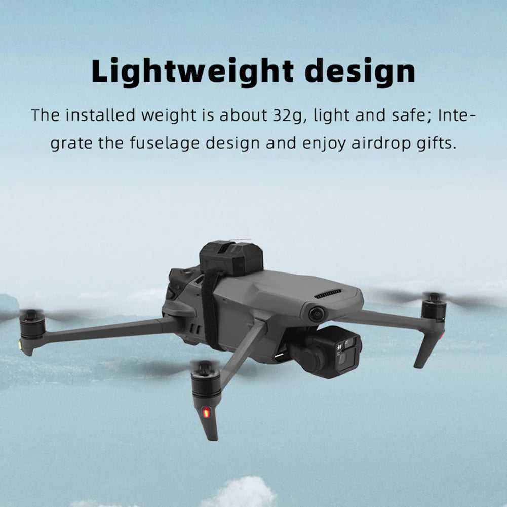 Drone Drop System / Drone Thrower , lightweight design The installed weight is about 32g, light and safe . Inte