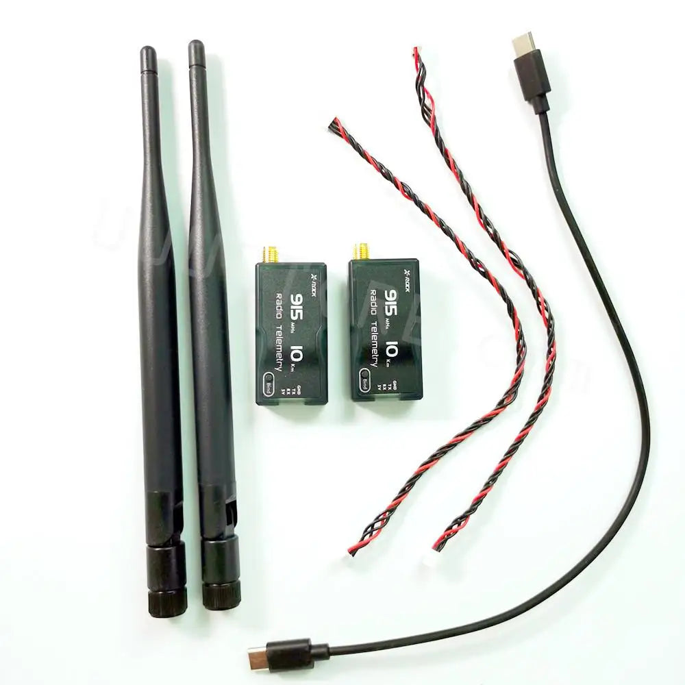 XROCK 3DR Radio Telemetry Module - 10KM 500mW 915Mhz 433Mhz Air Ground Interchangeable for APM PIXHAWK Pixhack RC FPV Drone 8 XROCK 3DR Radio Telemetry Module, press and hold the pairing button for 3 seconds, the red light flashes quickly to enter