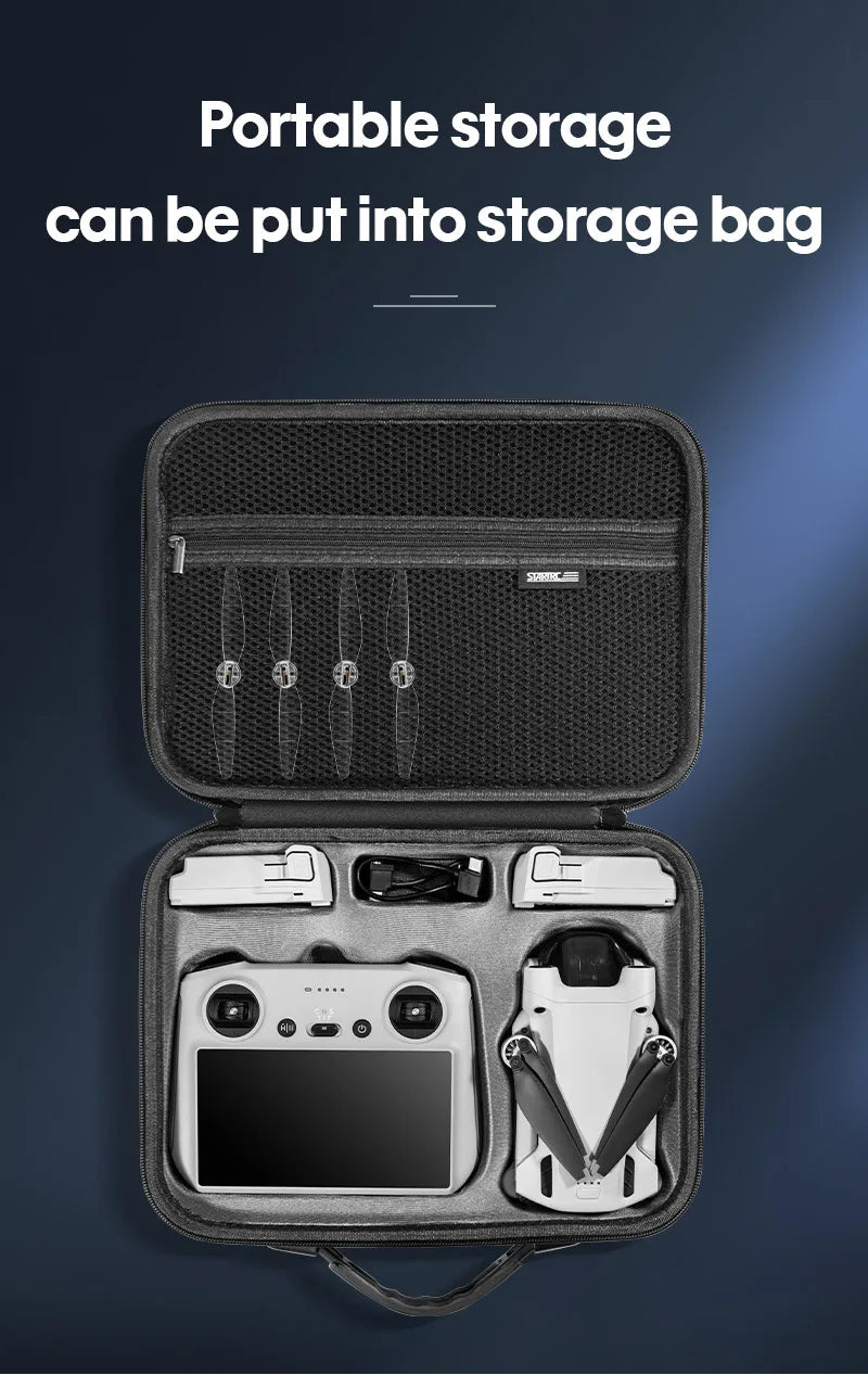 LED Light Flash Propeller - 4pcs Mini 3 Pro Rechargeable Low-Noise Quick-Release Propeller for DJI Mini 4 Pro Drone Quadcopter Accessories 16 LED Light Flash Propeller, Portable storage canbe into storagebag 0 $ !