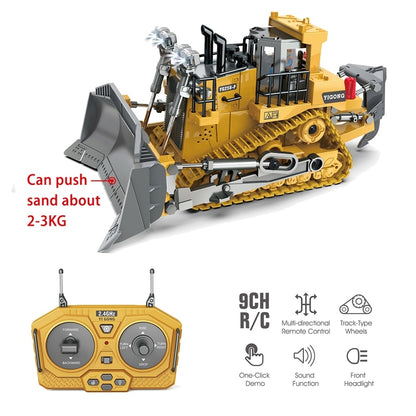 1:20 RC Excavator Dumper Car, YIGONG Can push sand about 2-3KG 9CH HC RAGHz