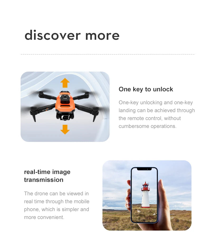 NEW K6 Drone, the drone can be viewed in real time through the mobile phone 