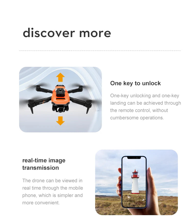 NEW K6 Drone Professional 4K HD Camera Mini Drone Optical Flow Localization Three Sided Obstacle Avoidance Quadcopter Toy Gift 44 NEW K6 Drone, the drone can be viewed in real time through the mobile phone
