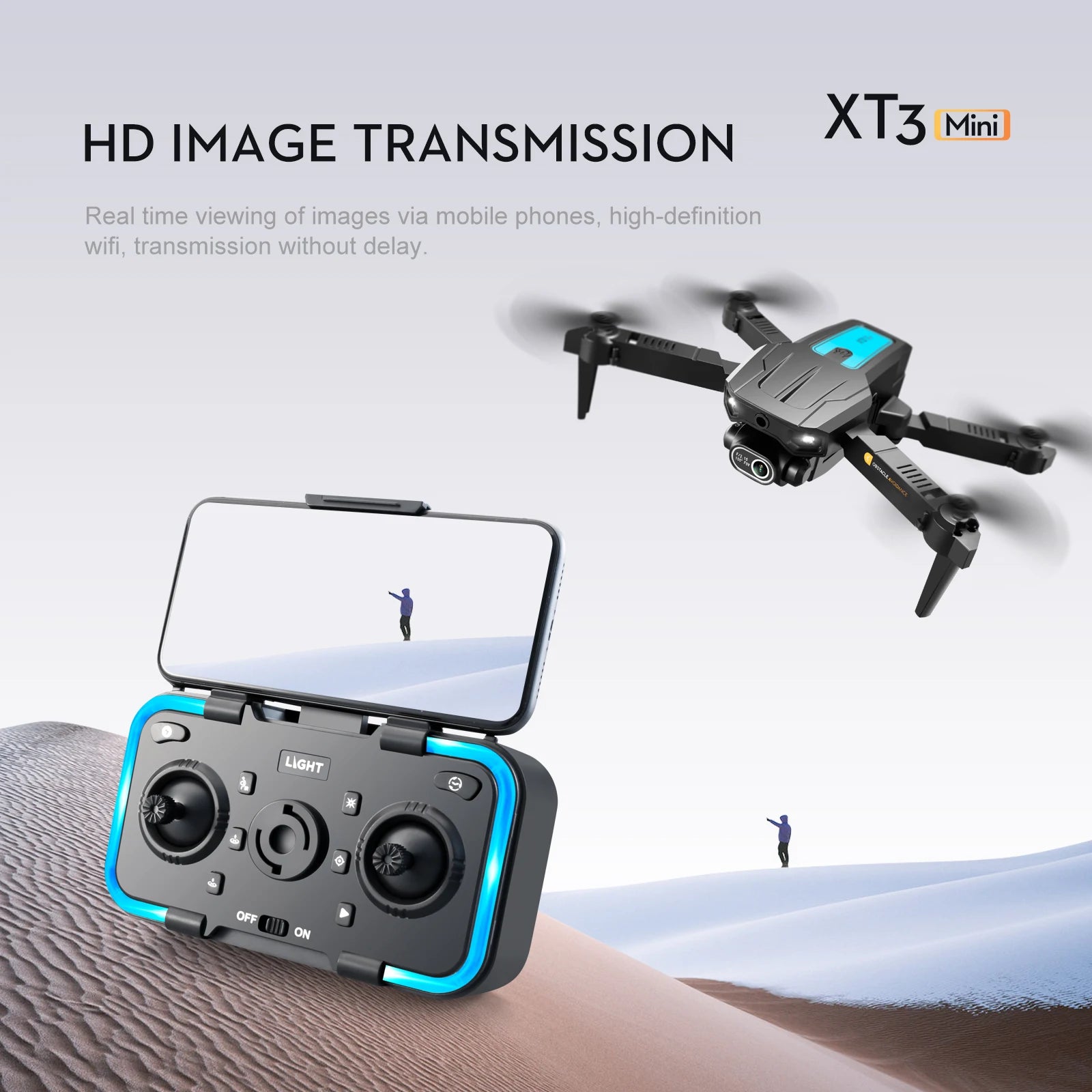 XT3 Drone, hd image transmission xt3 mini real time viewing of