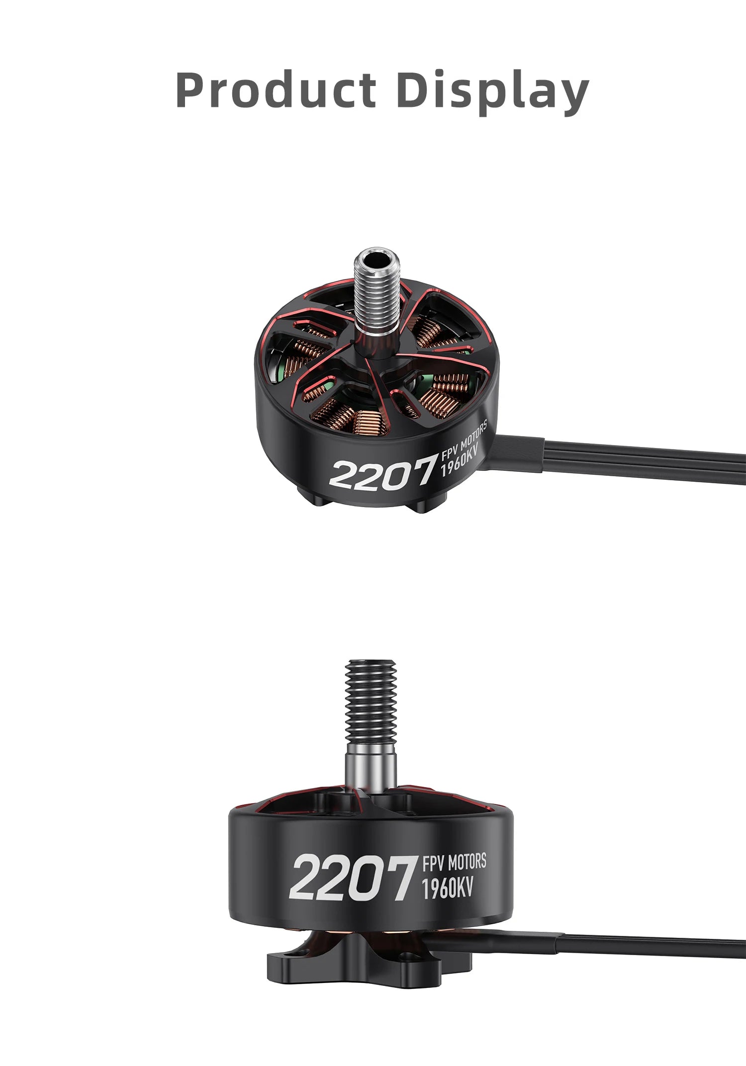 GEPRC SPEEDX2 2207 1960KV/2050KV Motor, 2207 FPV MOTORS 220*7 1%w3" '