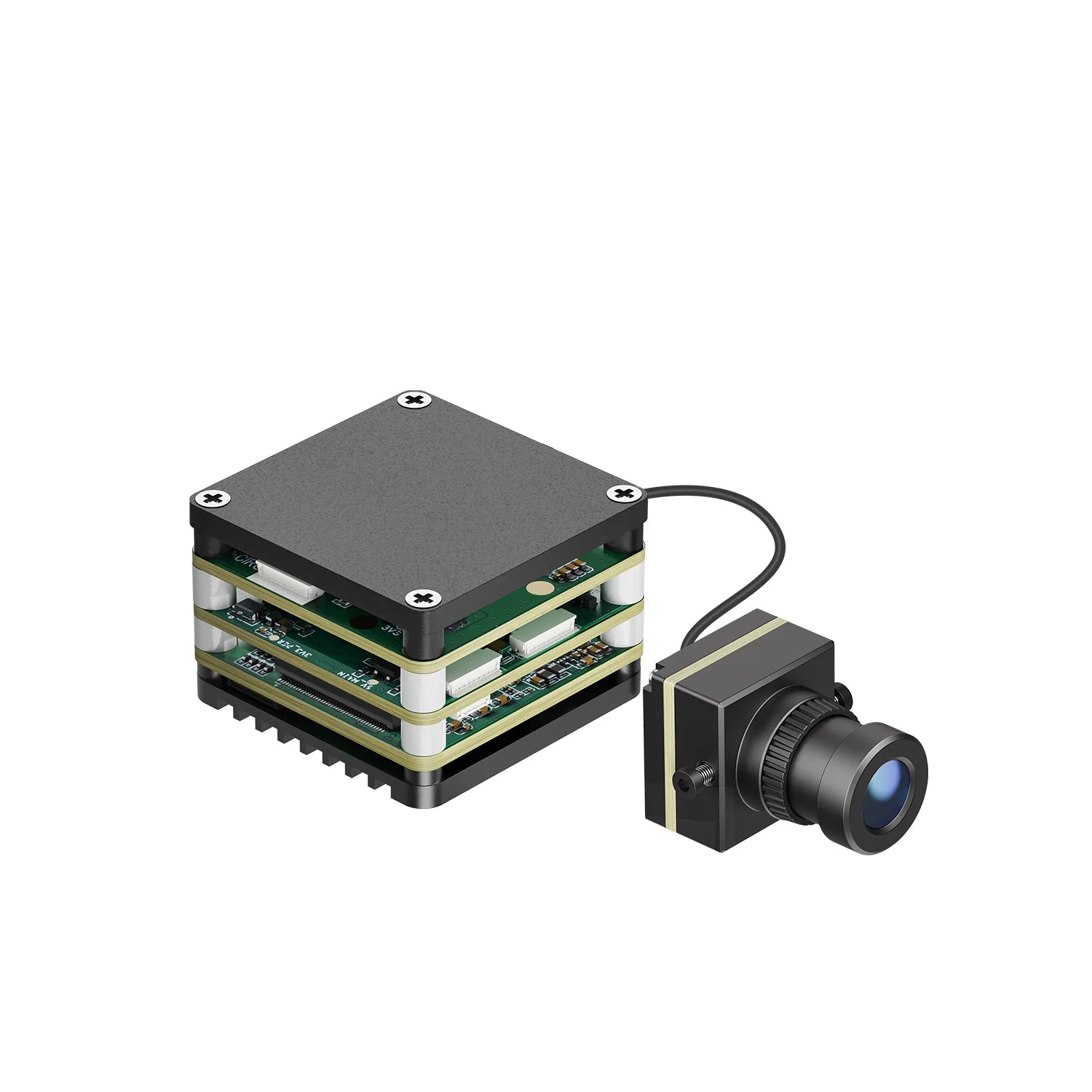 FPV AI Camera Module VisionCube S Kit for Drones, 450m Vehicle/170m Hu ...