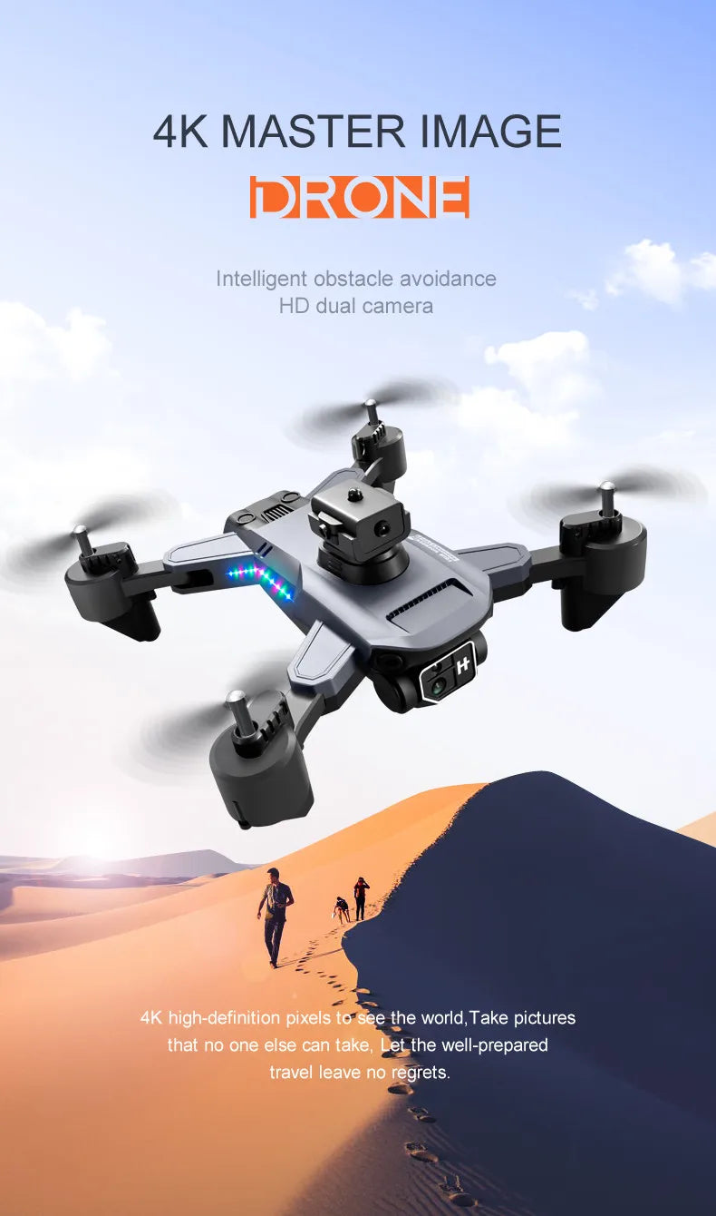 Q7 Drone, prooonne intelligent obstacle avoidance hd dual camera 4k