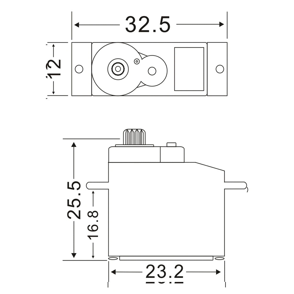 JX Servo PS-1109MG - 6V 2.5kg SPECIFIC