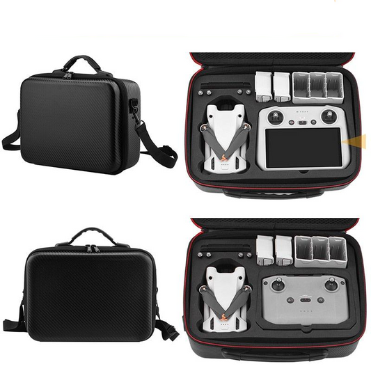 Storage Bag for DJI MINI 3 PRO - Handbag Carrying Case PU/Nylon Anti-Collision Bag Drone Accessories