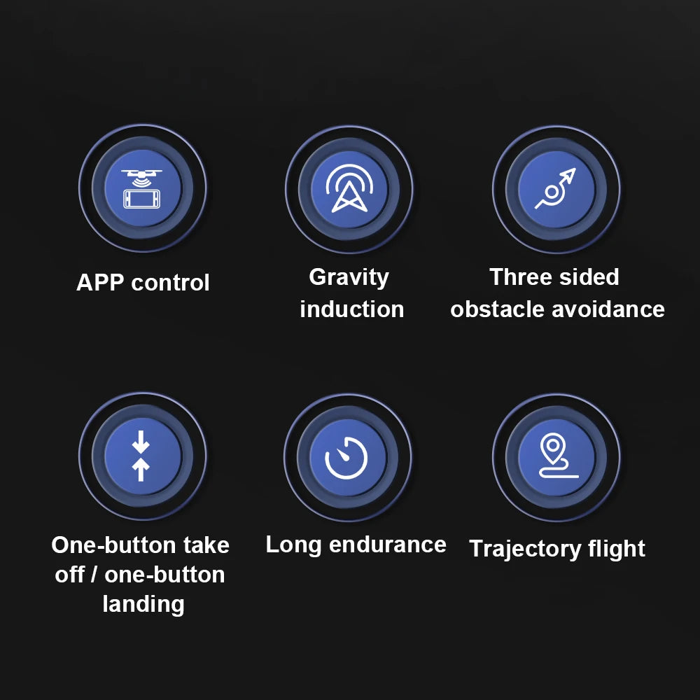 F191 Mini Drone - 4K Dual Camera Wifi FPV Four Sides Infrared Obstacle Avoidance One-key Take-off and Landing Folding Quadcopter 28 F191 Mini Drone, app control gravity three sided induction obstacle avoidance one-b