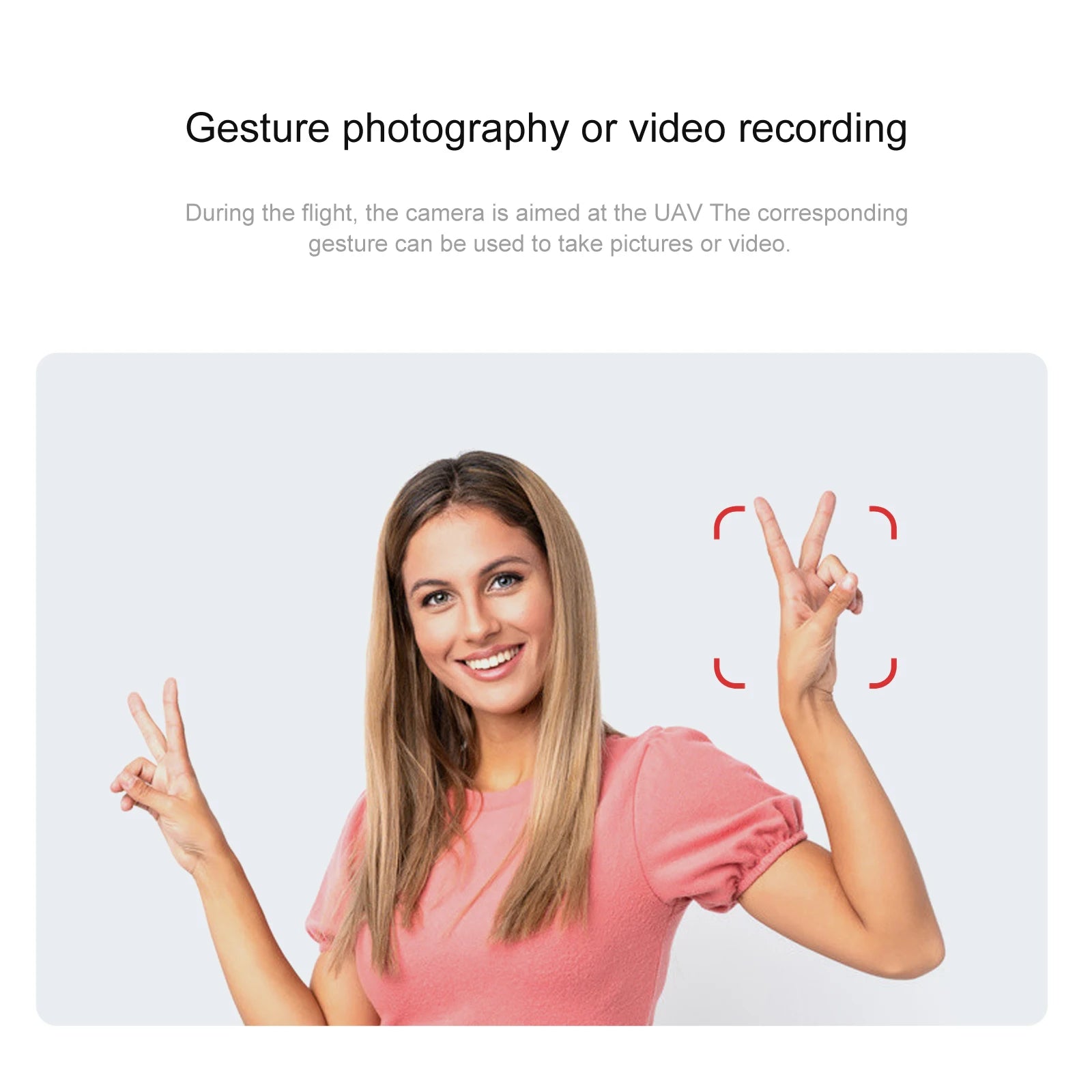 S98 Drone, the camera is aimed at the uav the corresponding