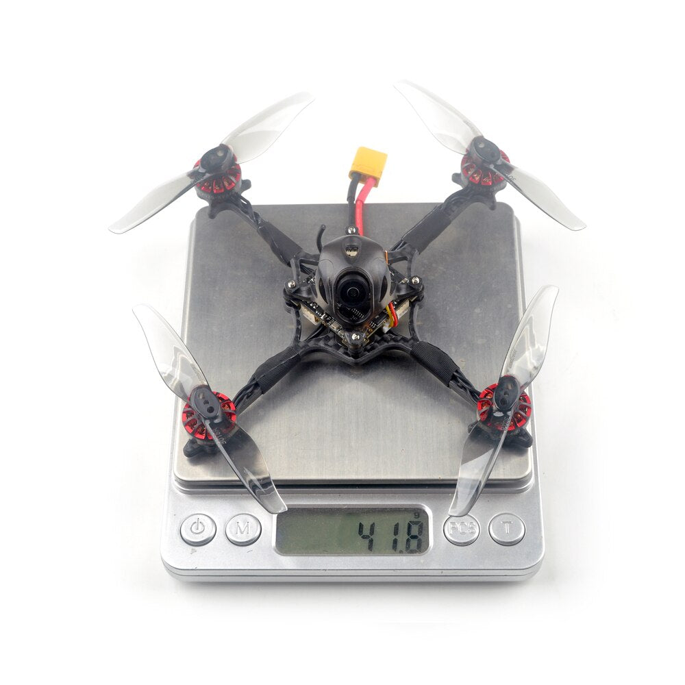 HappyModel Crux3 - 1-2S 115mm 3inch Toothpick FPV Freestyle Drone CrazybeeX 4in1 AIO 5A 200mW Caddx Ant 1200TVL EX1202.5 KV6400