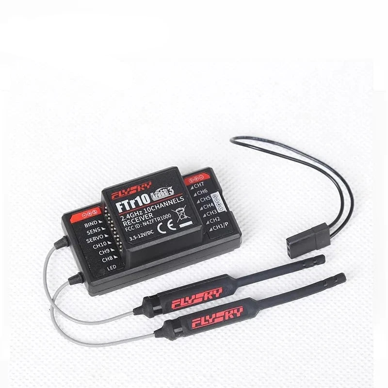 FLYSKY FTR10 2.4Ghz 10CH receiver - is suitable for PL18 NB4 FRM301 FRM302 remote control