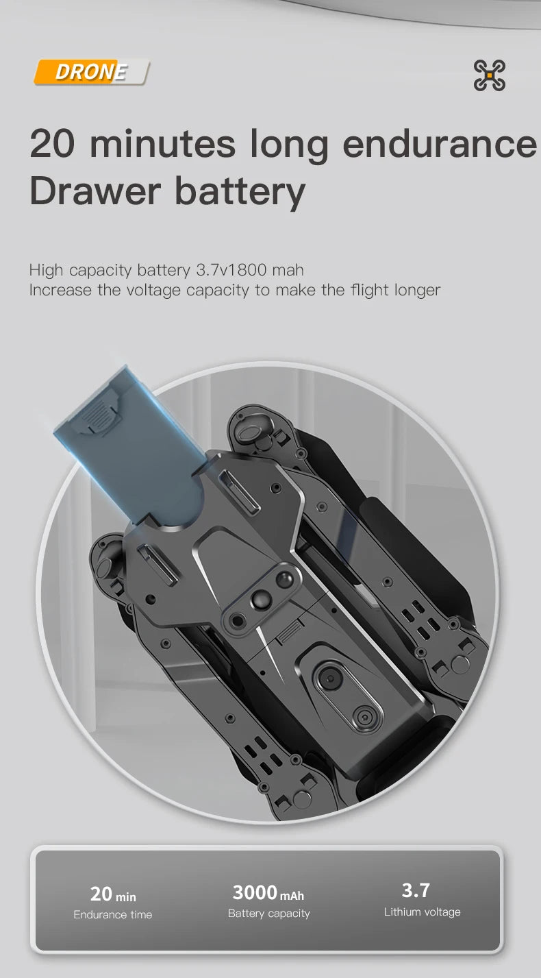 P15 Drone, dron 20 minutes long endurance drawer battery high capacity battery 3.7v