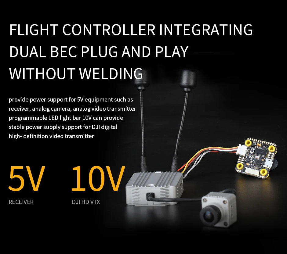 IOV can provide stable power supply support for DJI digital high- definition video transmitter 5V