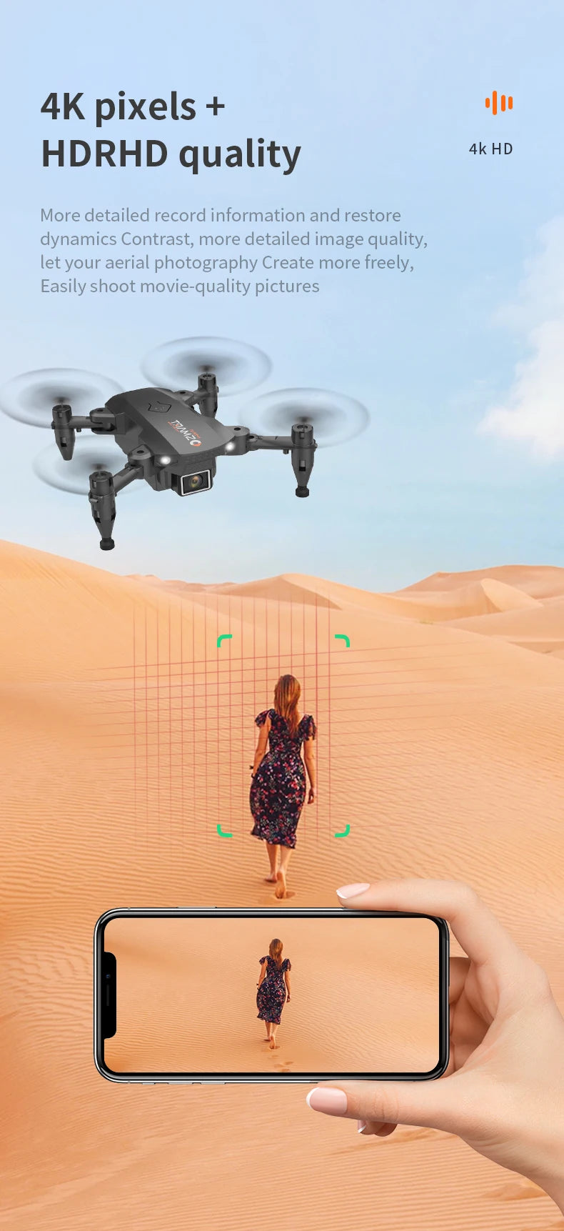 XYRC L23 Mini Drone - 4K HD Dual Camera Drones Wifi FPV Height Keep Small Foldable Quadcopter RC Dron Toy For Children Boy Gift 24 XYRC L23 Mini Drone