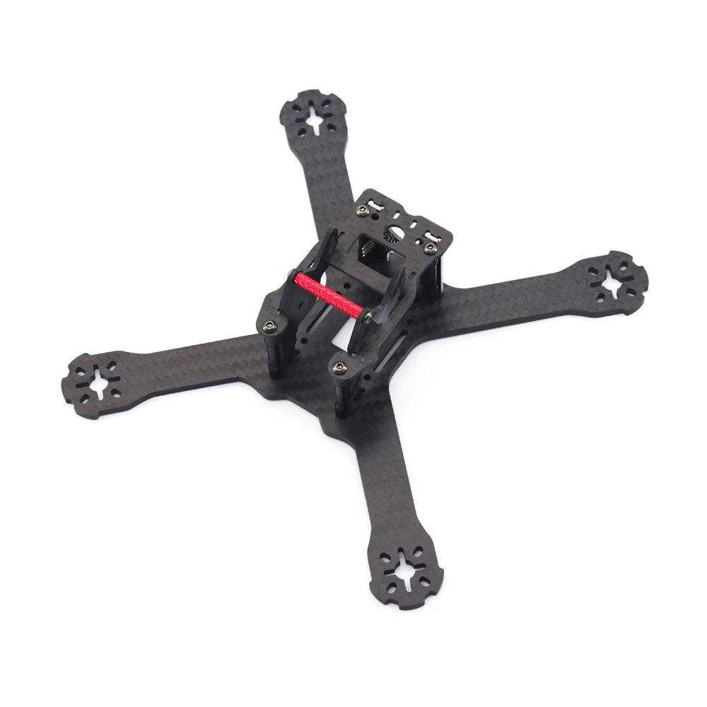 5-Inch FPV Drone Frame Kit. Suitable for 5.5-inch propeller. 4mm thick arm. flight control hole position