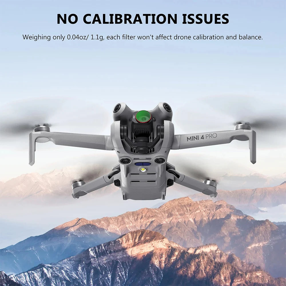 STARTRC Lens Filter, No calibration issues, ultra-light filters for DJI Mini 4 Pro drone.