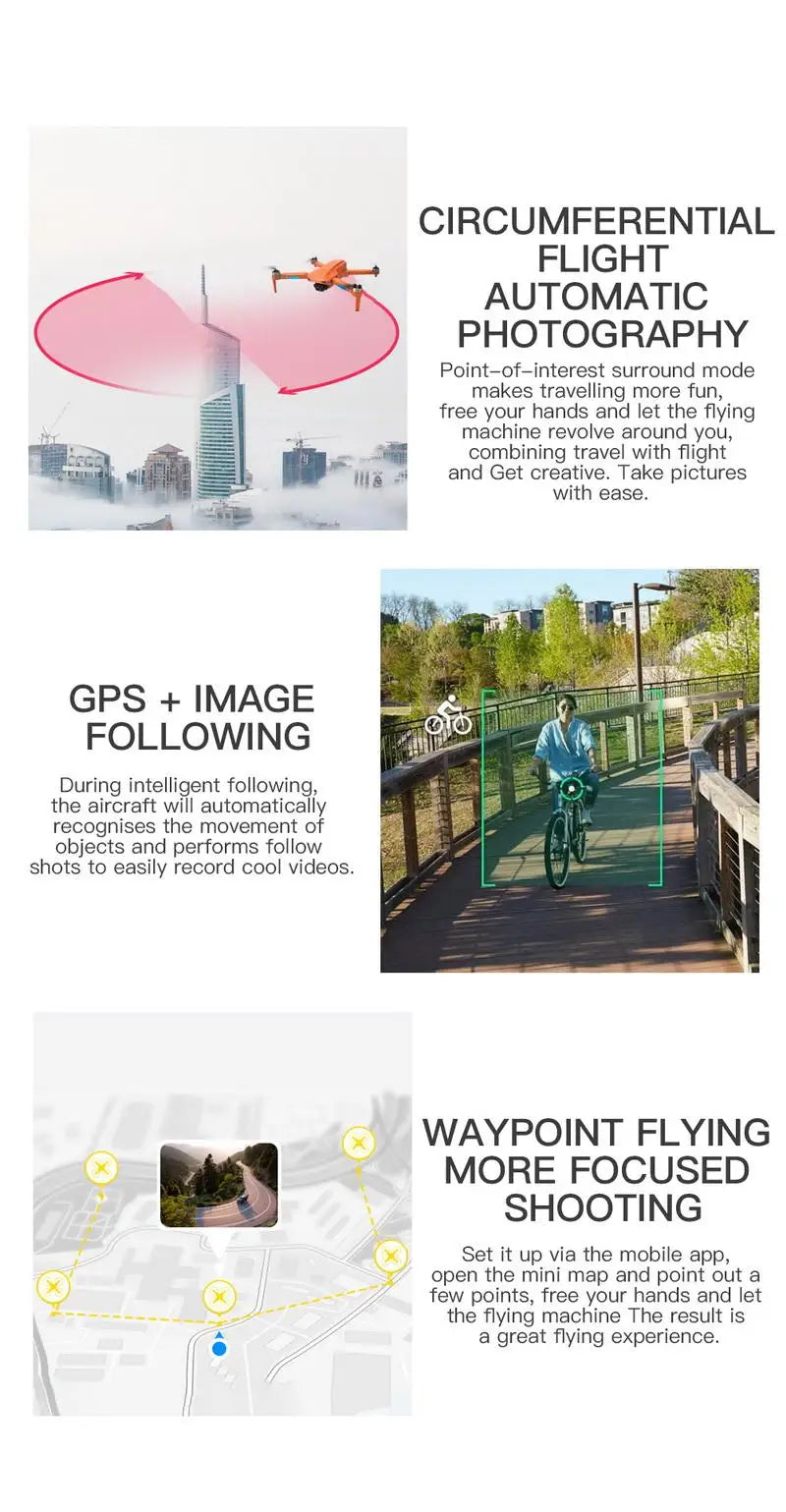 L700 PRO Brushless Gps Drone, gps + image following turiircratellige