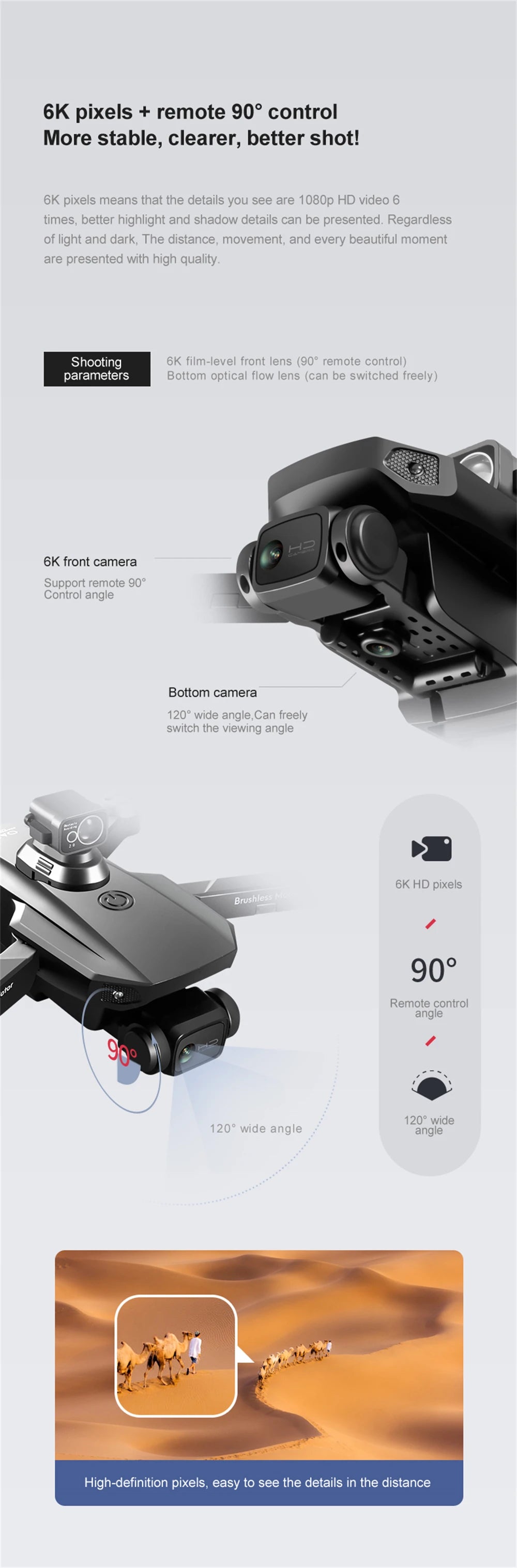 RG101 MAX Drone - 4K HD Professional Dual RC HD Camera GPS FPV 3Km Aerial Photography Brushless Motor Foldable Quadcopter Professional Camera Drone 25 RG101 MAX Drone -
