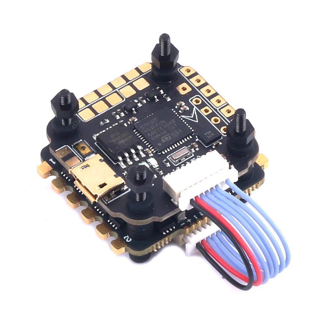 Skystars F411 Mini HD Flight Controller Stack - 20x20mm Ko40 40A 3-6S ESC Stack for Betaflight RC Drone FPV Racing 11 Skystars F411 Mini HD Flight Controller Stack - 20x20mm Ko