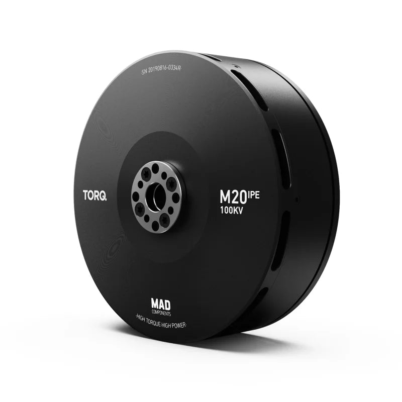 MAD M20 IPE Drone Motor: Heavy-duty brushless motor for hexacopters/octocopters with high KV rating.