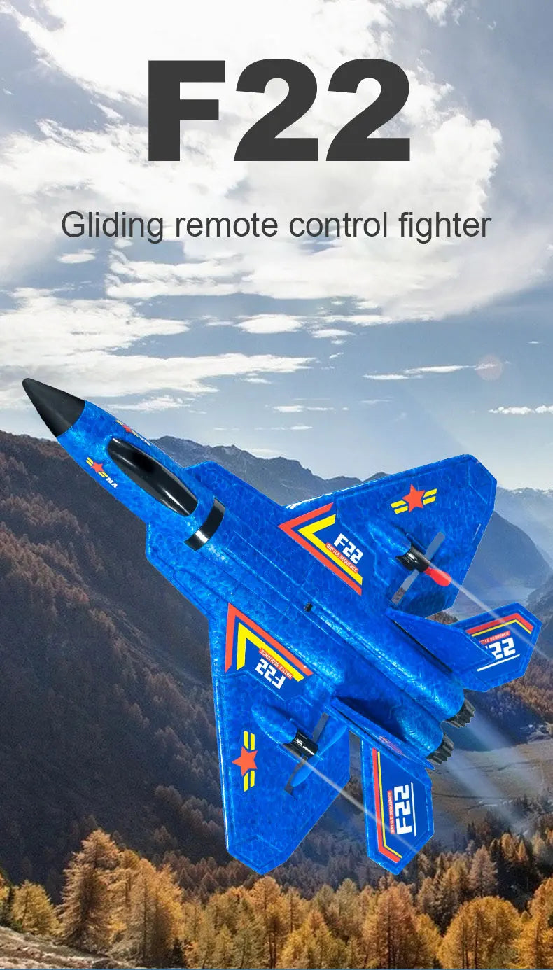 F22 Rc Plane, F22 Gliding Remote Control Fighter EL # 2