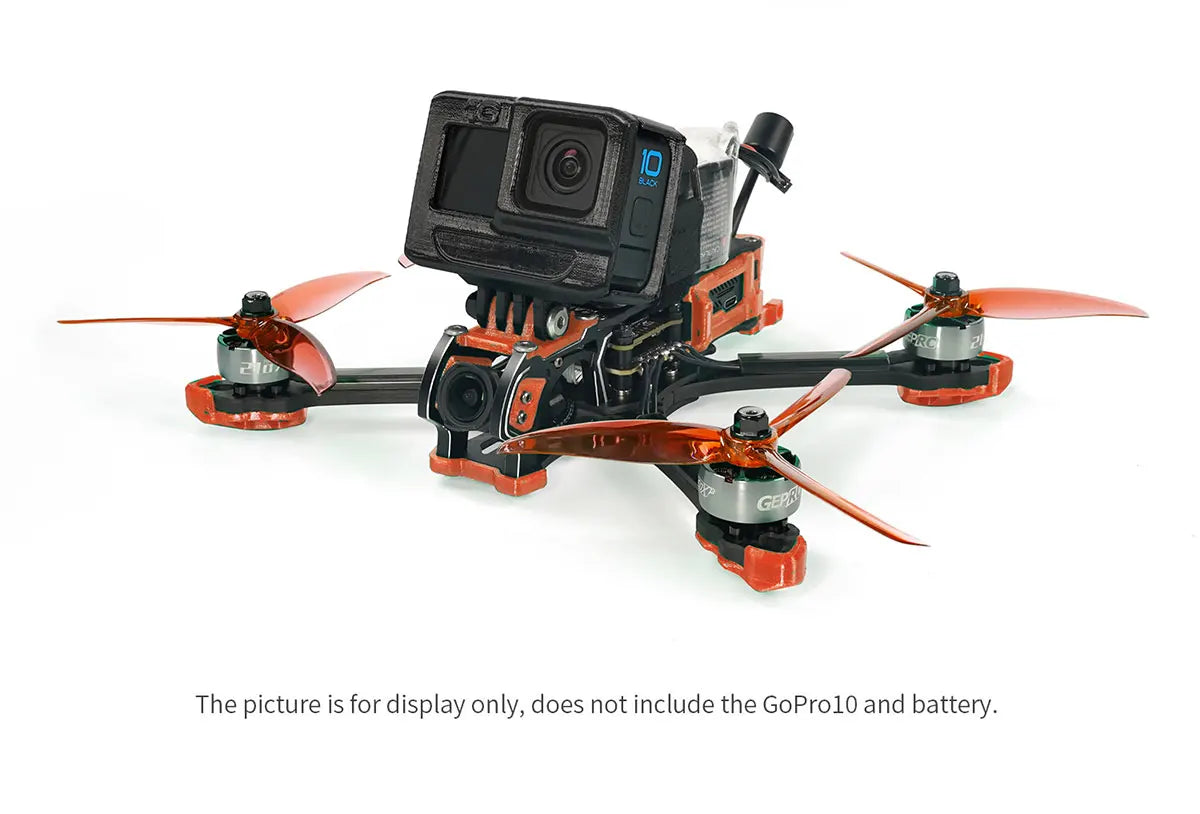 GEPRC MARK5 HD O3 Freestyle FPV Drone - Orange System 6S New VTX O3 Air Unit for RC FPV Bluetooth Quadcopter Freestyle Drone 22 GEPRC MARK5 HD O3 Freestyle FPV Drone, picture is for display only, does not include the GoProlO and battery: GE