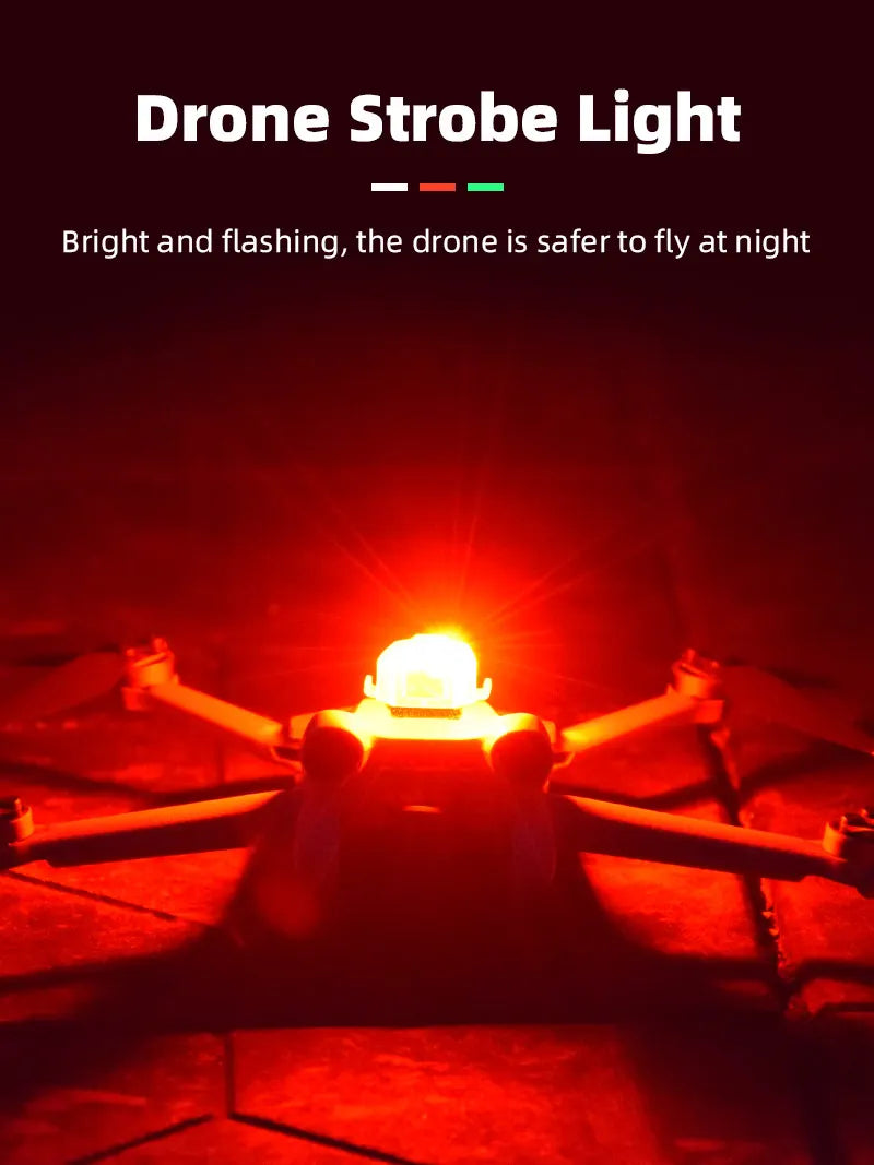 LED, Drone Strobe Light Bright and flashing, the drone is safer to fly at