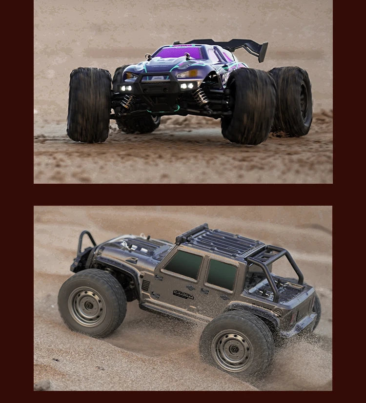 ZWN 1:16 70KM/H 4WD RC Car With LED Headlight .