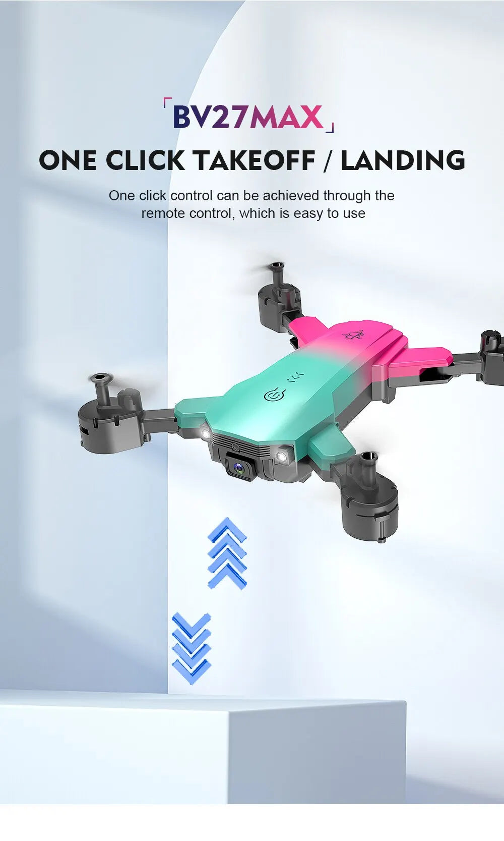 S29 Drone, BV2ZMAX ONE CLICK TAKEOFF LANDING Easy to use