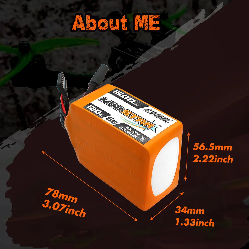 CNHL 6S 22.2V Battery SPECIFICATIONS Wheelbase :