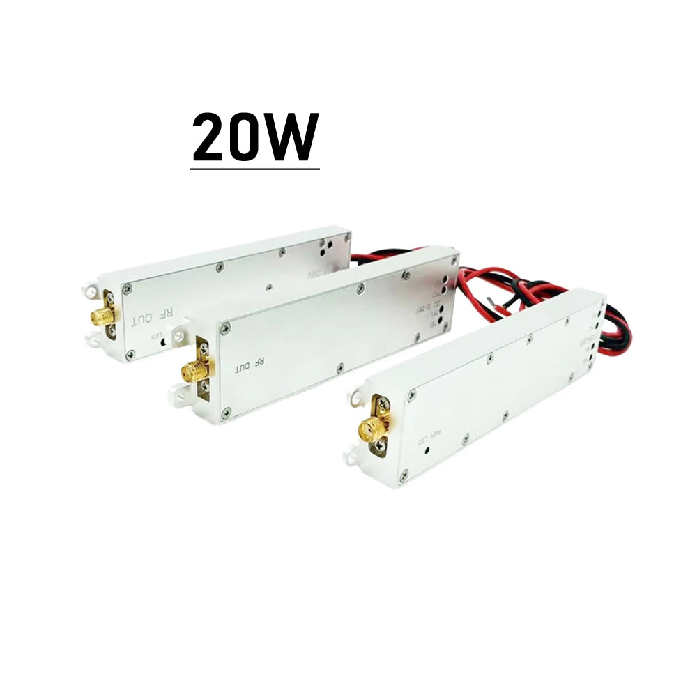 10W 20W Anti Drone module - DC 28V 433Mhz 1.5Ghz 2.4Ghz 5.2Ghz 5.8Ghz for Anit Remote control 2.4G WIFI Bluetooth 5.8G module Anti Drone Device 7 10W 20W Anti Drone module, the output interface of this module is female port . your antenna should be with corresponding frequency