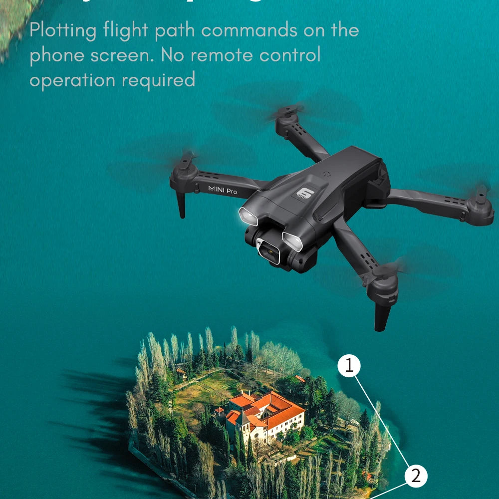 H66 Drone, 'no remote control operation required' mini pro path .