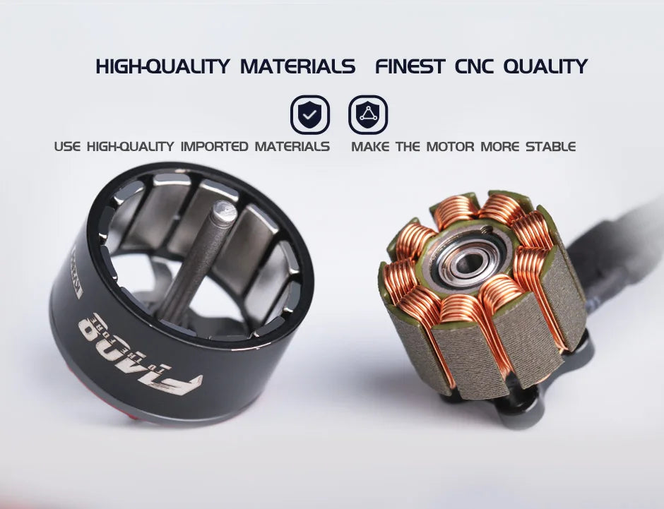 T-Motor F1408 KV2800 KV3950 Motor - 4-6S 385W 592G Thrust Power Powerful Smooth Brushless motor For FPV Aircraft 3-4 inch Drone 21 T-Motor, HIGHQUALITY MATERIALS FINEST CNC QUALITY MAKe THE