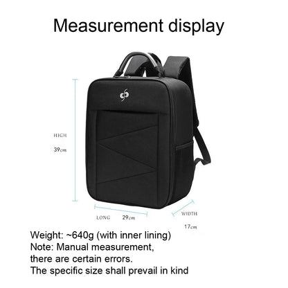 For DJI Avata Backpack, Measurement display uiGH 39cm WIDTI LONG 29cm 17