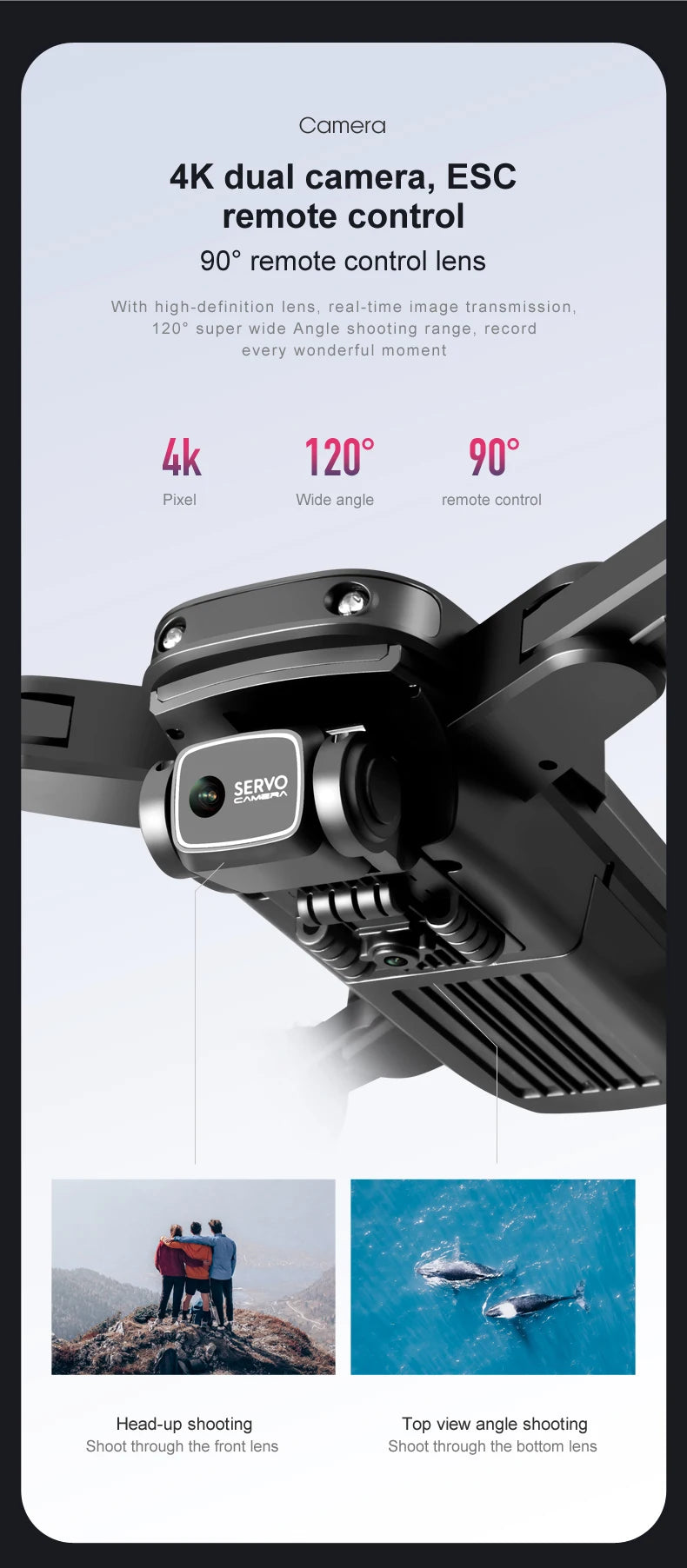 S8000 Drone - 2024 NEW Drone 4K HD Dual Lens With Optical Flow Obstacle Avoidance Photography Helicopter RC Mini Plane Toys Battery 14 S8000 Drone, camera 4k dual camera, esc remote control 90 remote control lens