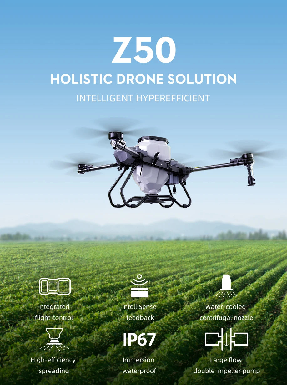 EFT Z50 50L Agriculture Drone, Z50 HOLISTIC DRONE SOLUTION INTELLIGENT HY