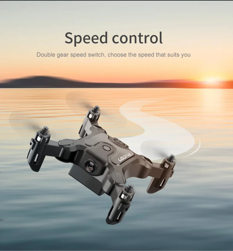 V2 Mini Drone, speed control double gear speed switch, choose the speed that suits you
