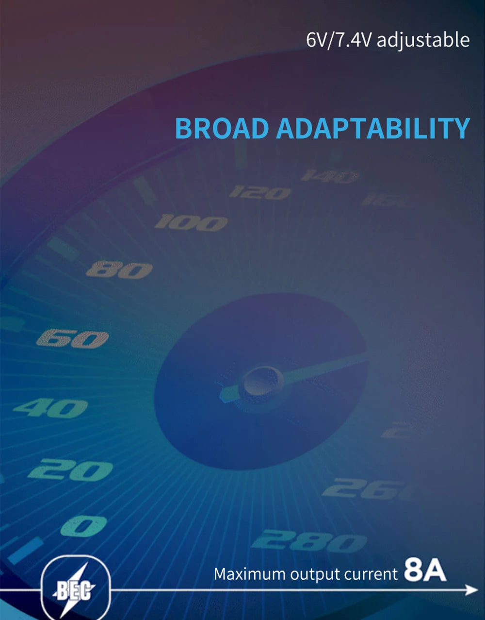 HOBBYWING XERUN XR10 Justock G3, 6V/7.4V adjustable BROAD ADAPTABILITY Ate i